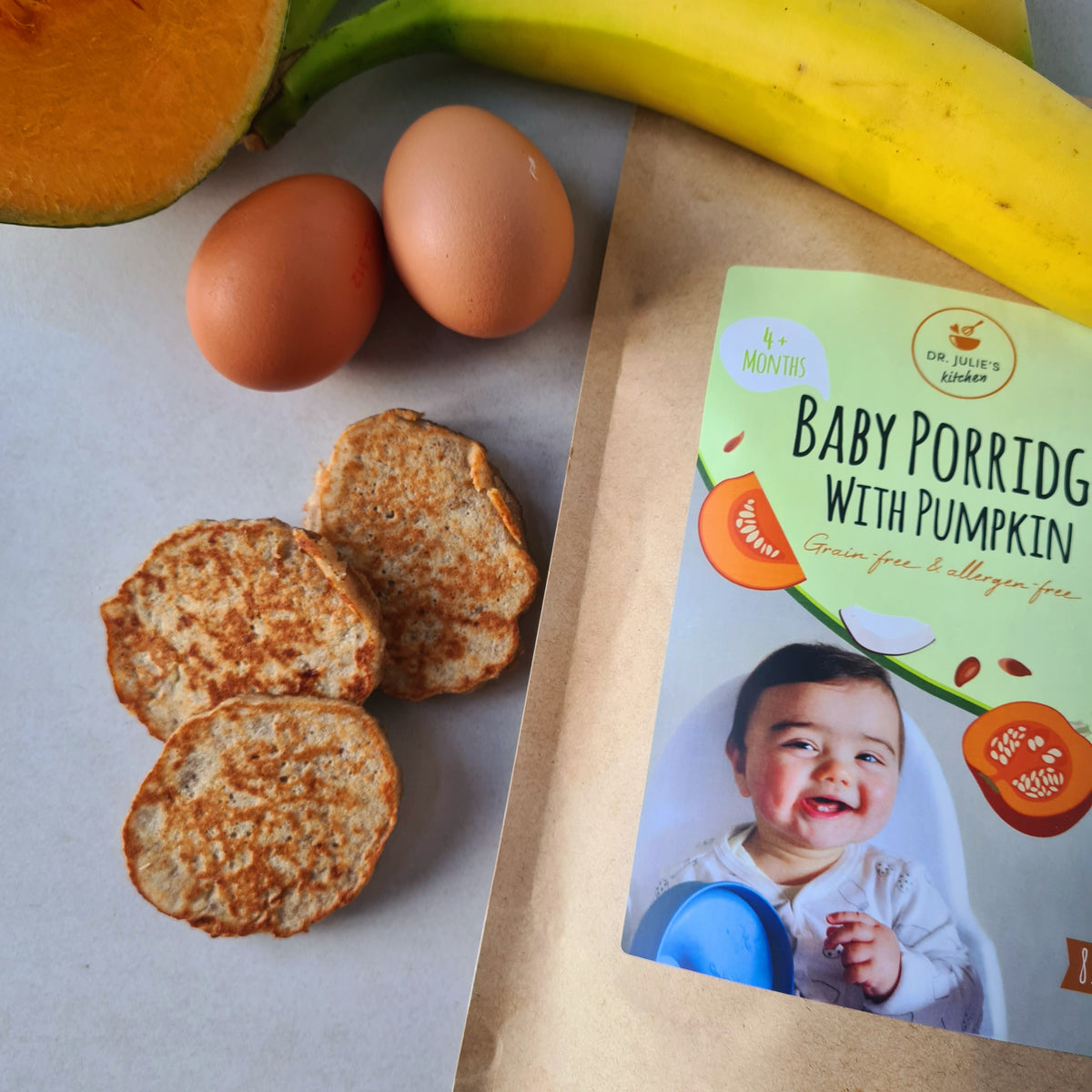 Baby Led Weaning Pancakes GlutenFree, GrainFree, DairyFree & Nut