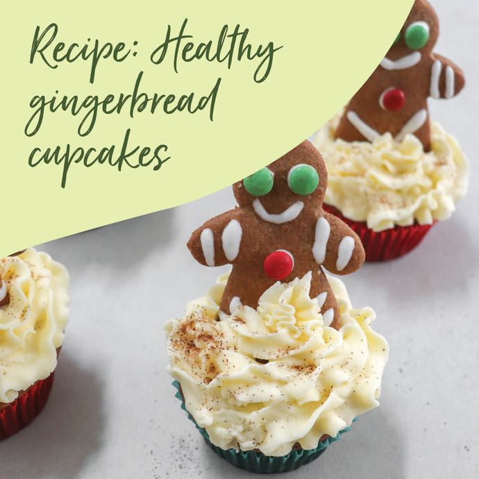 Healthy Gingerbread Cupcakes