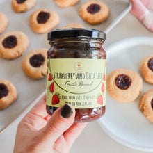 Load image into Gallery viewer, Dr Julie&#39;s Kitchen Strawberry and Chia Seed Fruit Spread

