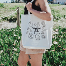 Load image into Gallery viewer, Veggie Fun Tote Bag
