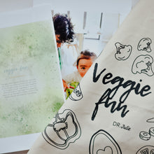 Load image into Gallery viewer, Veggie Fun Tea Towel
